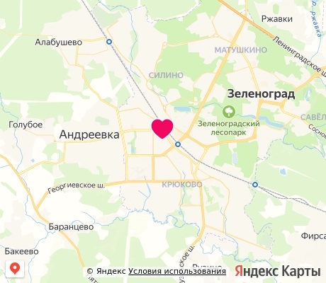 На карте
