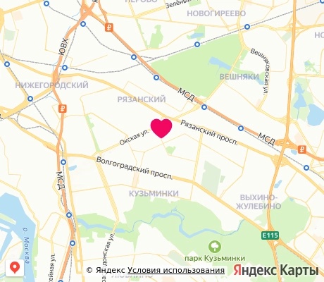 На карте