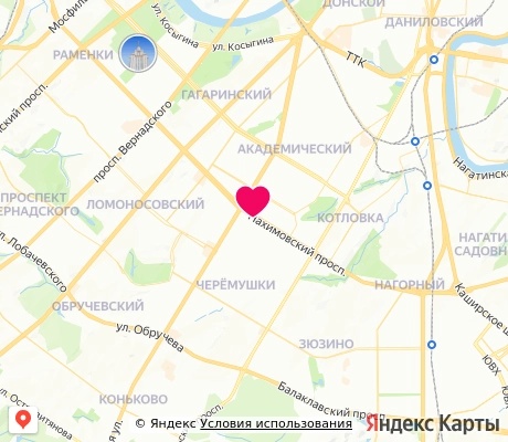 На карте