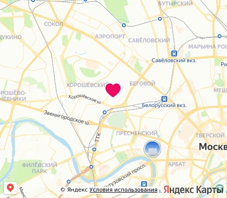 На карте