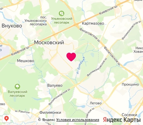 На карте