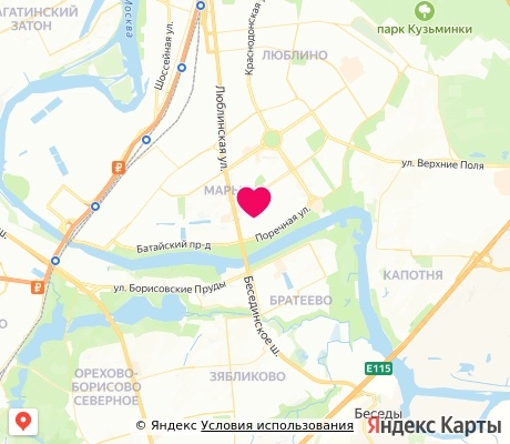 На карте