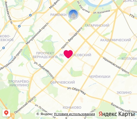 На карте