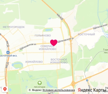 На карте
