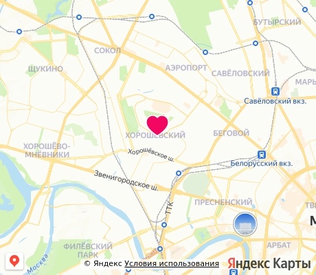 На карте