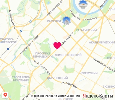 На карте