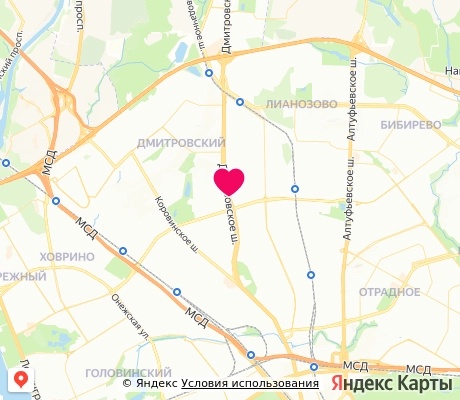 На карте