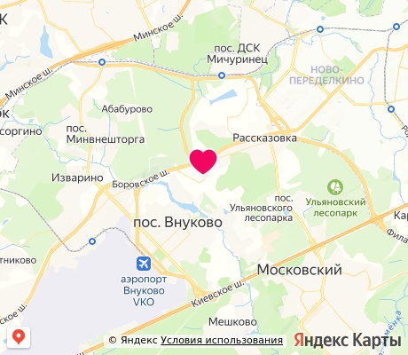 На карте