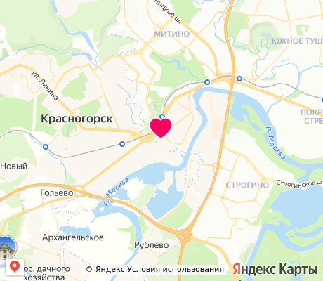 На карте