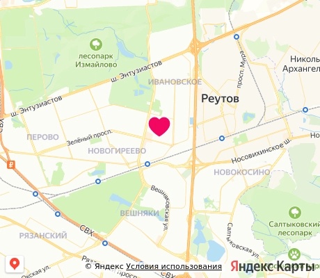 На карте