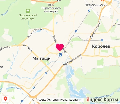 На карте