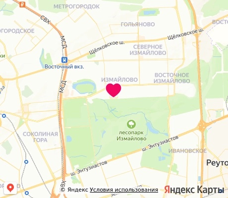 На карте