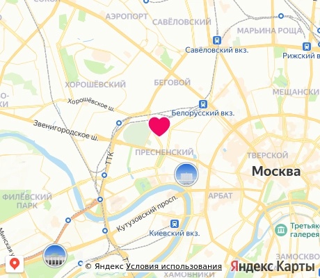 На карте
