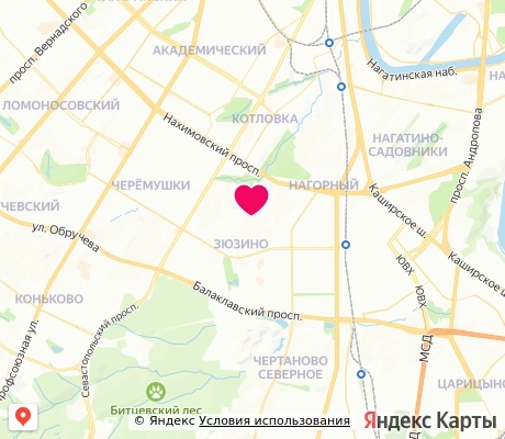 На карте