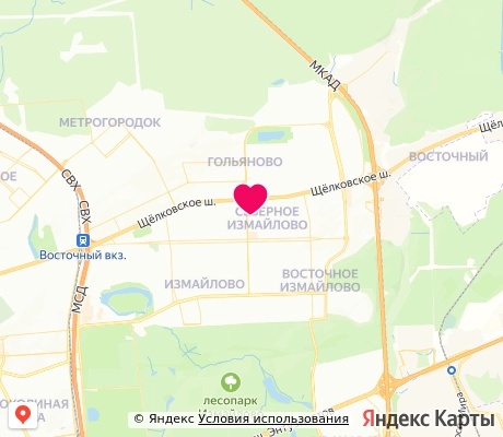 На карте