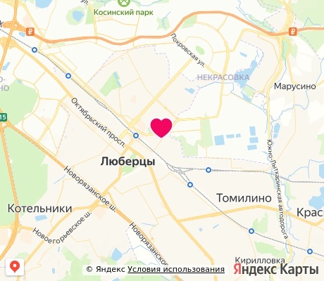 На карте