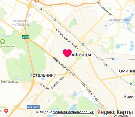 На карте