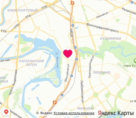На карте