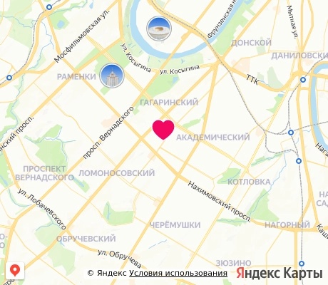 На карте