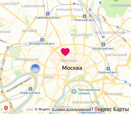На карте