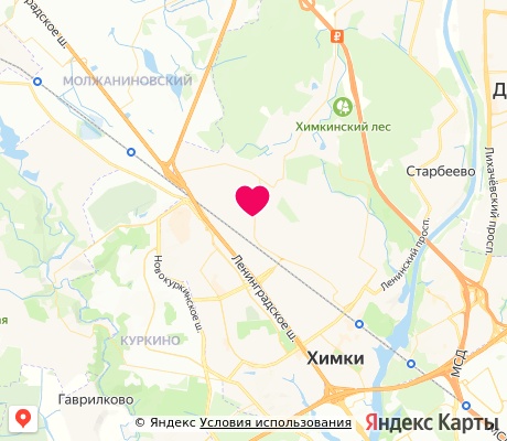 На карте