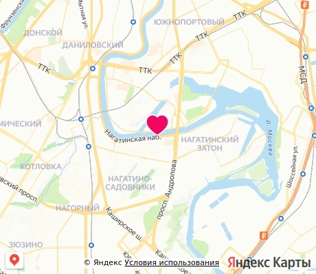 На карте