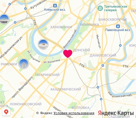 На карте