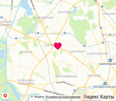На карте