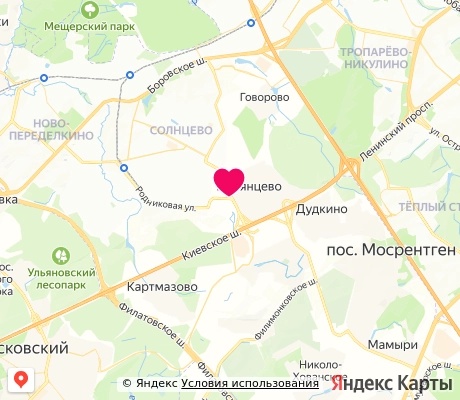 На карте