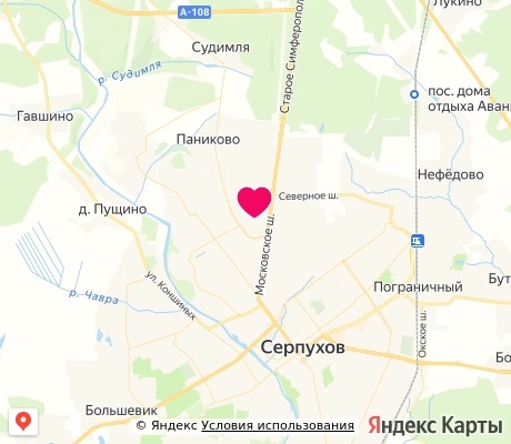 На карте
