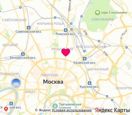 На карте