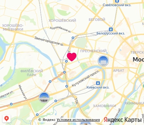 На карте