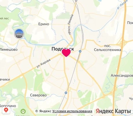 На карте