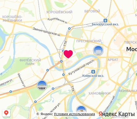 На карте