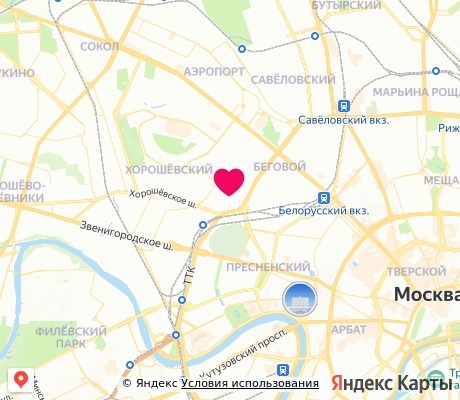 На карте
