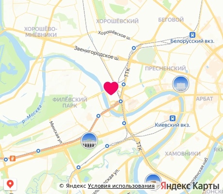 На карте