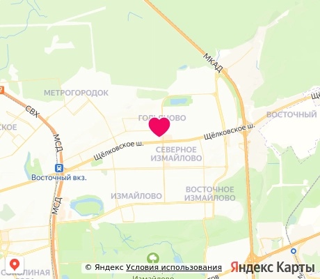 На карте