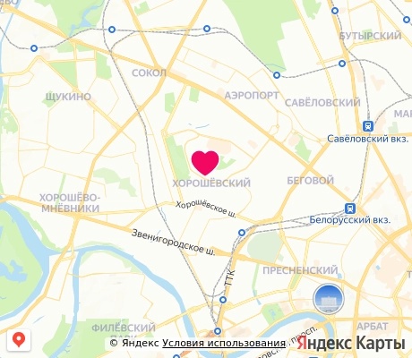 На карте