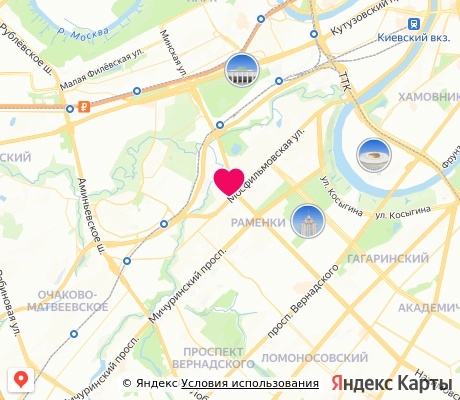 На карте