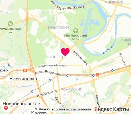 На карте