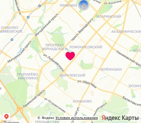 На карте