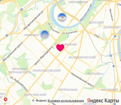 На карте