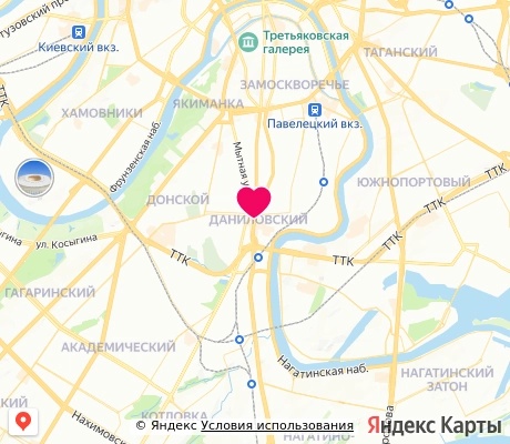 На карте