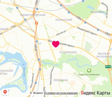 На карте