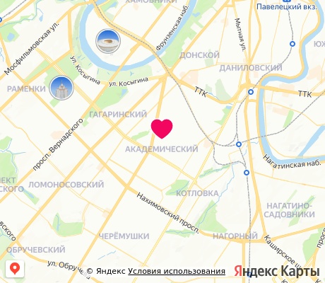 На карте