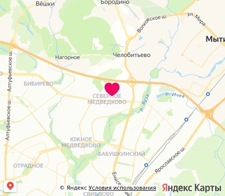 На карте