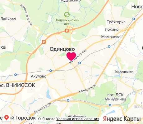 На карте