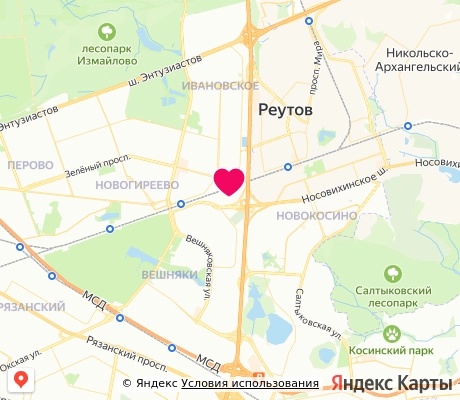 На карте
