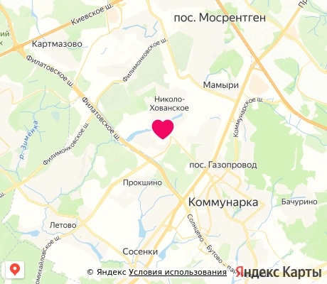 На карте