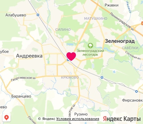 На карте